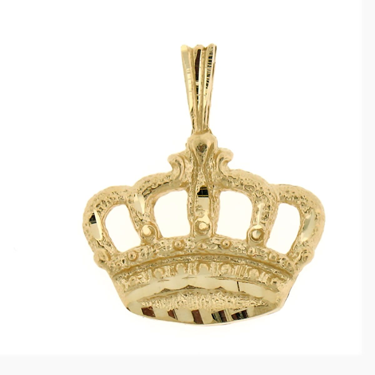 Dazzlers Crown Charm Pendant in 14k Gold or Sterling Silver 6555, MPN: 6555