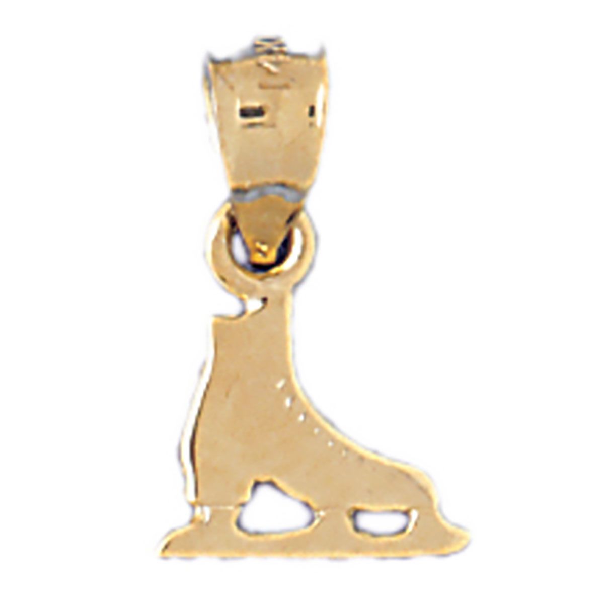 Dazzlers Ice Skate Charm Pendant in 14k Gold or Sterling Silver 3535, MPN: 3535