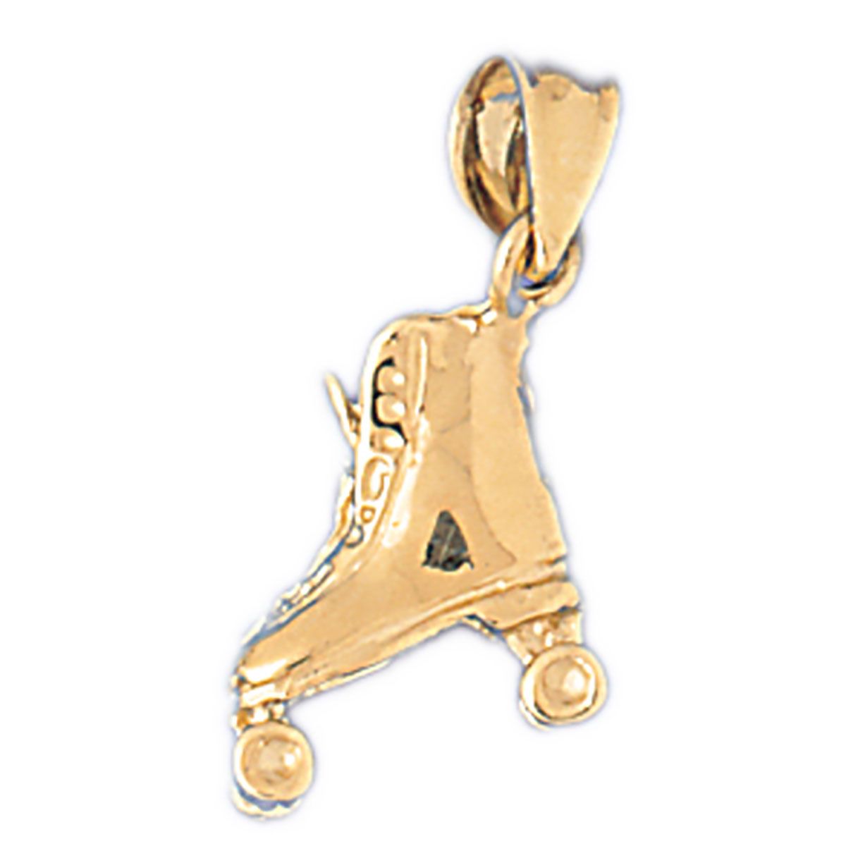 Dazzlers 3-D Roller Skates Charm Pendant in 14k Gold or Sterling Silver 3438, MPN: 3438