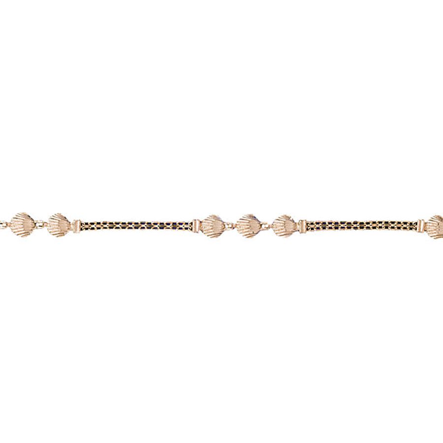 Dazzlers 14k Yellow Gold Plumeria Bracelet, MPN: DZ-12183
