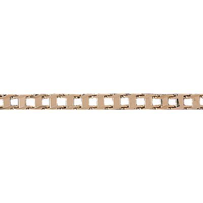Dazzlers 14k Yellow Gold Bicycle Chain Link Bracelet, MPN: DZ-12572