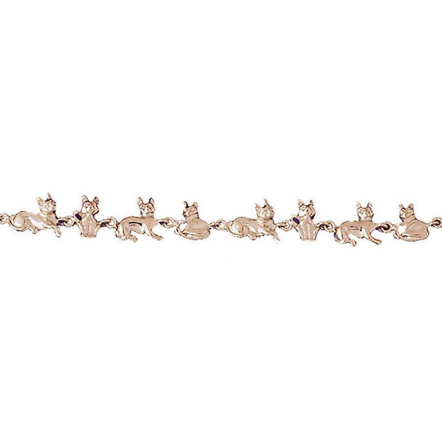 Dazzlers 14k Yellow Gold Cat Bracelet, MPN: DZ-11897