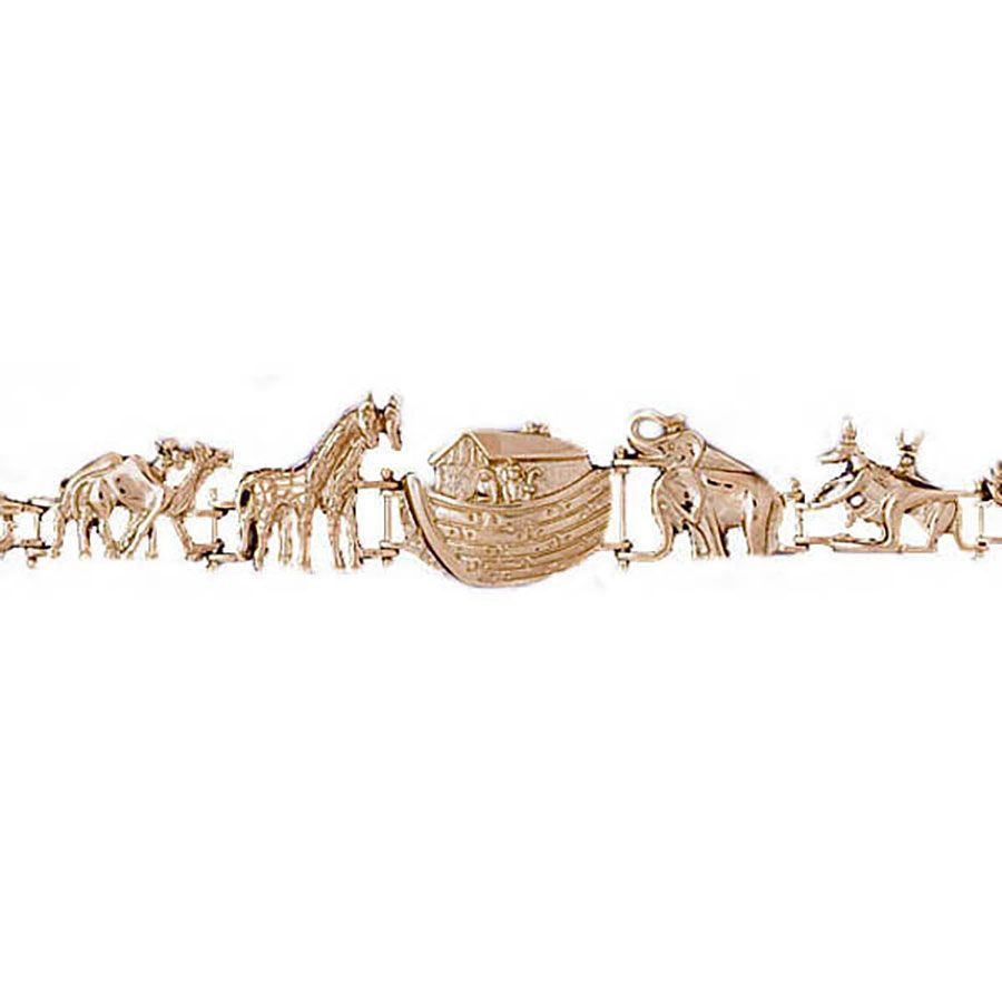 Dazzlers 14k Yellow Gold Noah'S Ark Bracelet, MPN: DZ-11872