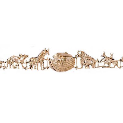 Dazzlers 14k Yellow Gold Noah'S Ark Bracelet, MPN: DZ-11872