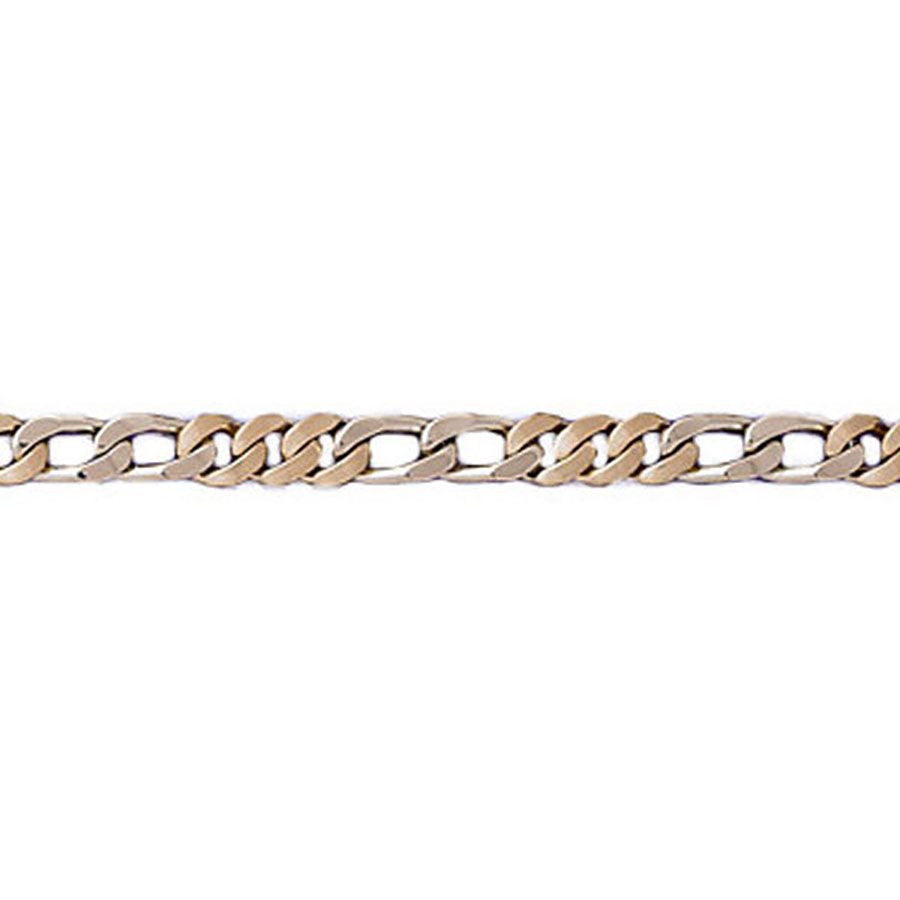 Dazzlers 14k Gold Two Tone Link Bracelet, MPN: DZ-12623