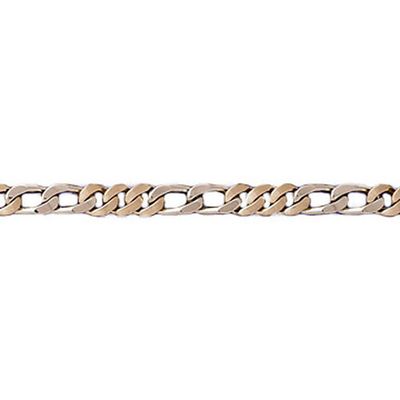 Dazzlers 14k Gold Two Tone Link Bracelet, MPN: DZ-12623