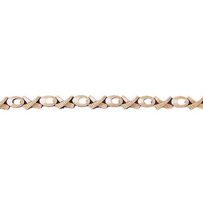 Dazzlers 14k Yellow Gold Xoxo Bracelet, MPN: DZ-11921