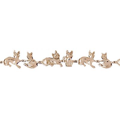 Dazzlers 14k Yellow Gold Cat Bracelet, MPN: DZ-11896