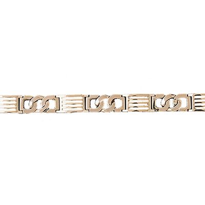 Dazzlers 14k Yellow Gold Link Bracelet, MPN: DZ-12519
