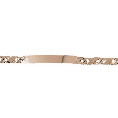 Dazzlers 14k Yellow Gold Id Link Bracelet, MPN: DZ-12345