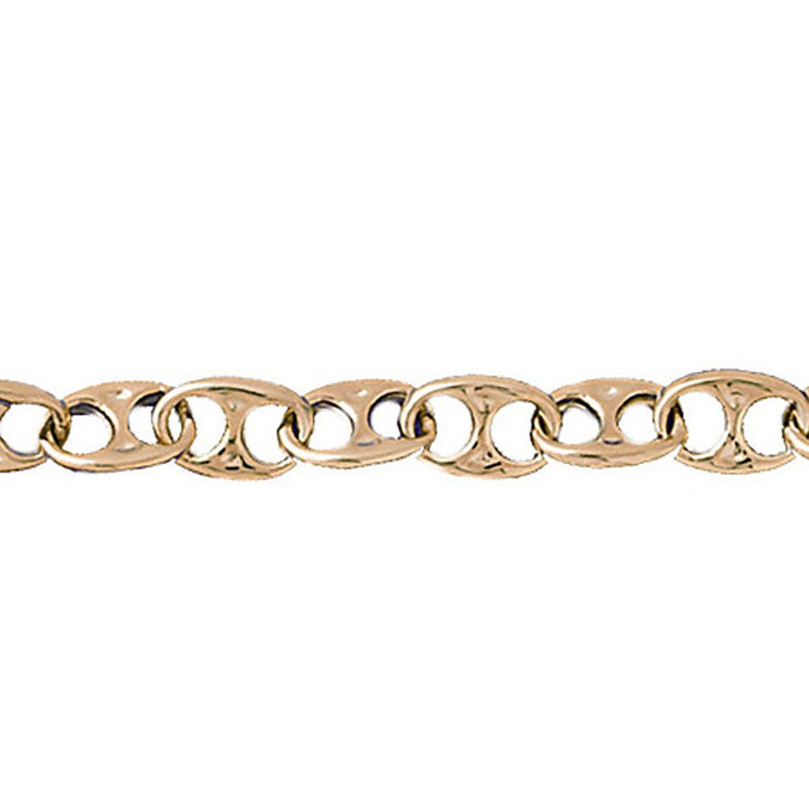Dazzlers 14k Yellow Gold Link Bracelet, MPN: DZ-12537