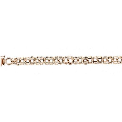 Dazzlers 14k Yellow Gold Charm Bracelet with A Safety Clasp, MPN: DZ-12211