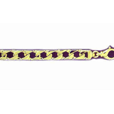 Dazzlers 14k Yellow Gold Link Bracelet, MPN: DZ-12438