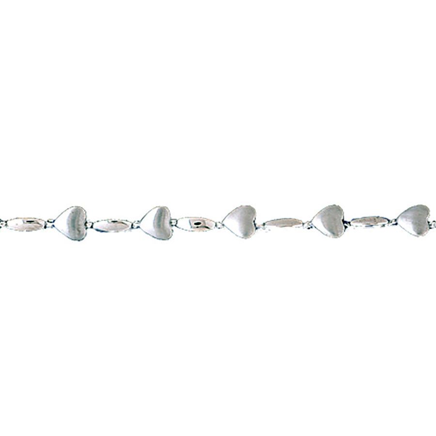 Dazzlers 14k White Gold Link Bracelet, MPN: DZ-12663