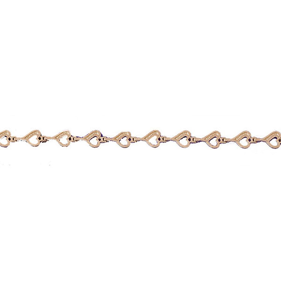 Dazzlers 14k Yellow Gold Heart Bracelet, MPN: DZ-11917