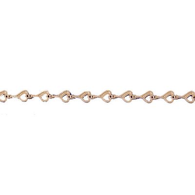 Dazzlers 14k Yellow Gold Heart Bracelet, MPN: DZ-11917