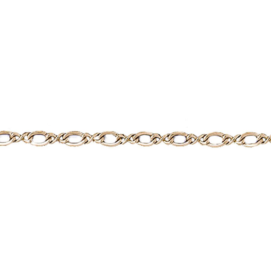 Dazzlers 14k Yellow Gold Link Bracelet, MPN: DZ-12524