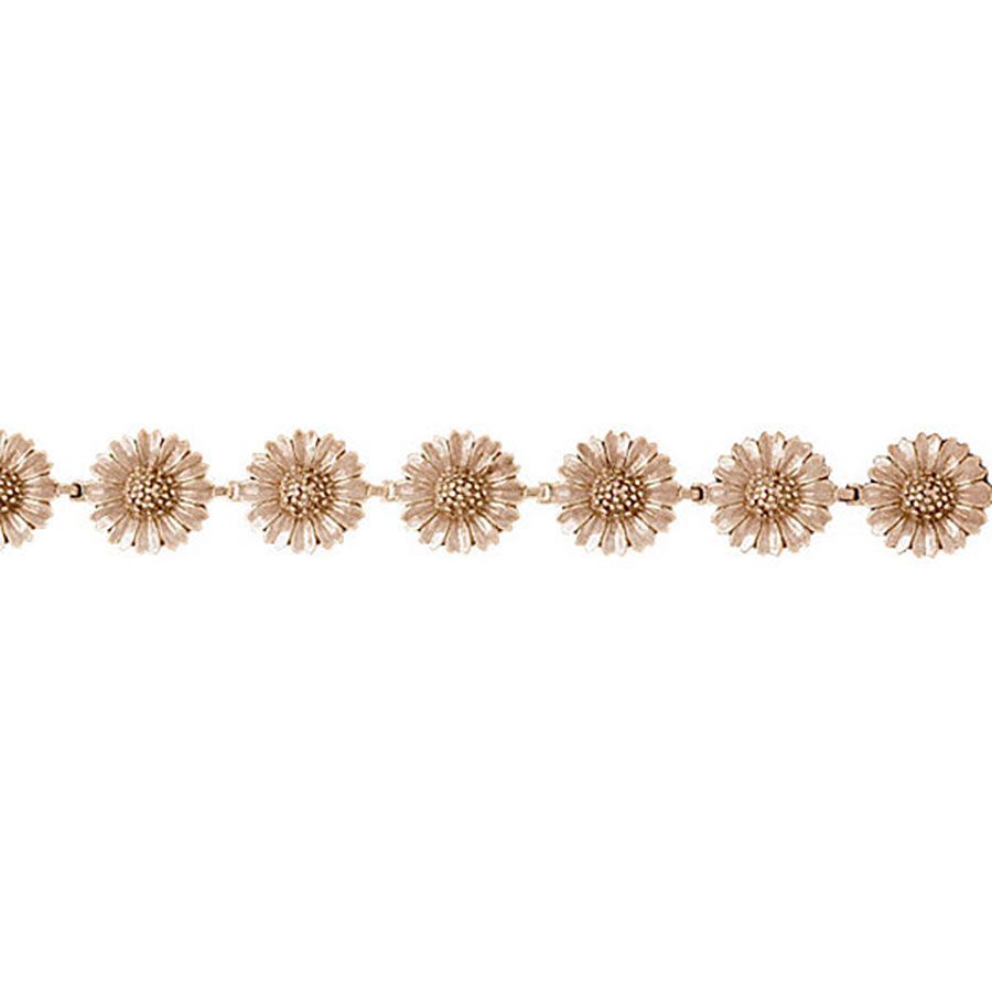 Dazzlers 14k Yellow Gold Flower Bracelet, MPN: DZ-11932