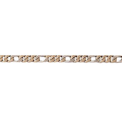 Dazzlers 14k Gold Two Tone Link Bracelet, MPN: DZ-12624