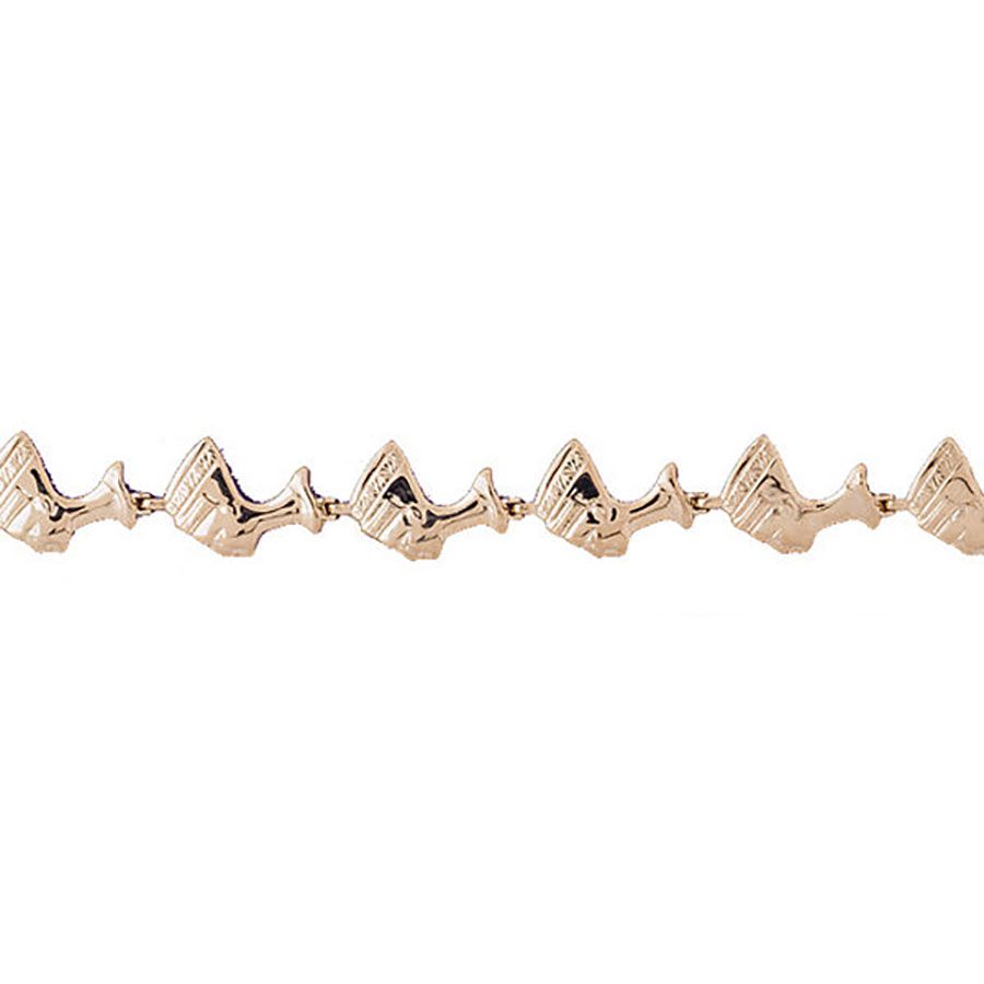 Dazzlers 14k Yellow Gold Egyptian Bracelet, MPN: DZ-11927