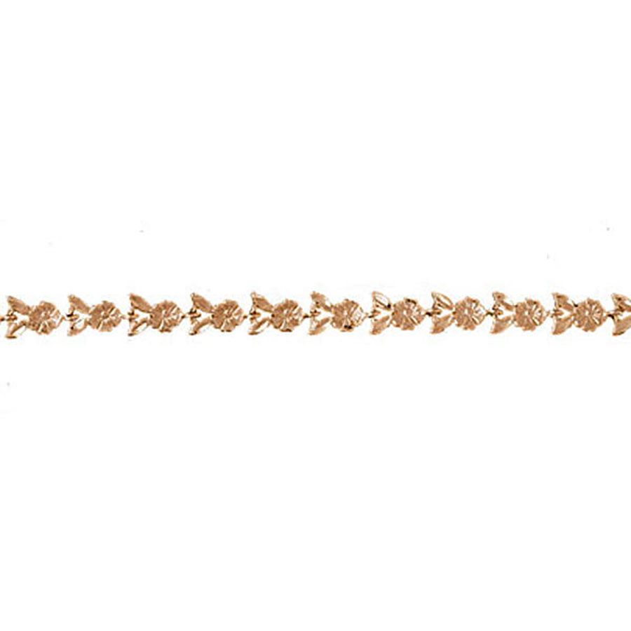 Dazzlers 14k Yellow Gold Flower Bracelet, MPN: DZ-11935