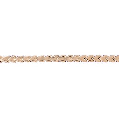 Dazzlers 14k Yellow Gold Heart Bracelet, MPN: DZ-11946