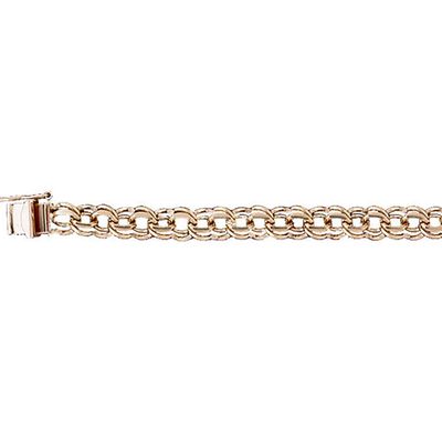 Dazzlers 14k Yellow Gold Charm Bracelet with A Safety Clasp, MPN: DZ-12210