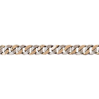 Dazzlers 14k Gold Two Tone Link Bracelet, MPN: DZ-12630
