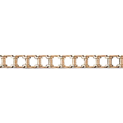 Dazzlers 14k Yellow Gold Bicycle Chain Link Bracelet, MPN: DZ-12567