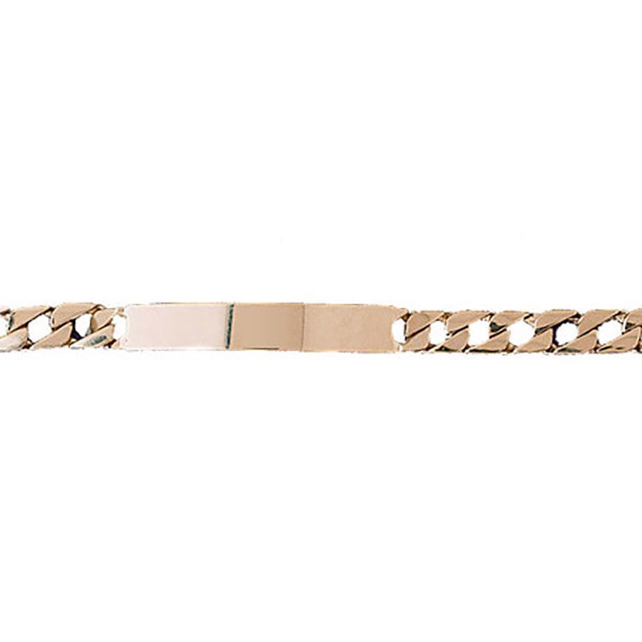 Dazzlers 14k Yellow Gold Id Link Bracelet, MPN: DZ-12332