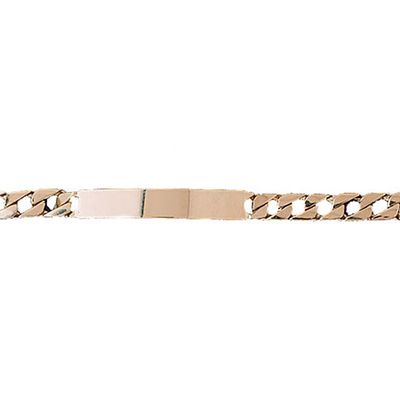 Dazzlers 14k Yellow Gold Id Link Bracelet, MPN: DZ-12332
