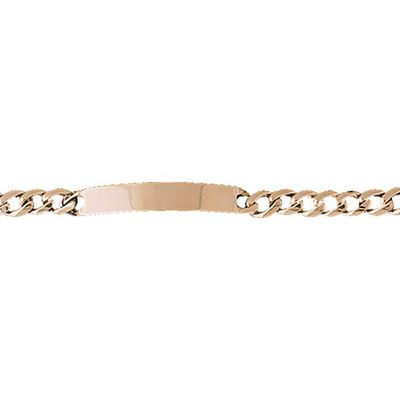 Dazzlers 14k Yellow Gold Id Link Bracelet, MPN: DZ-12330