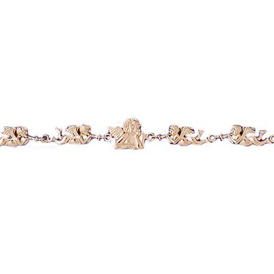 Dazzlers 14k Yellow Gold Angel Bracelet, MPN: DZ-12054