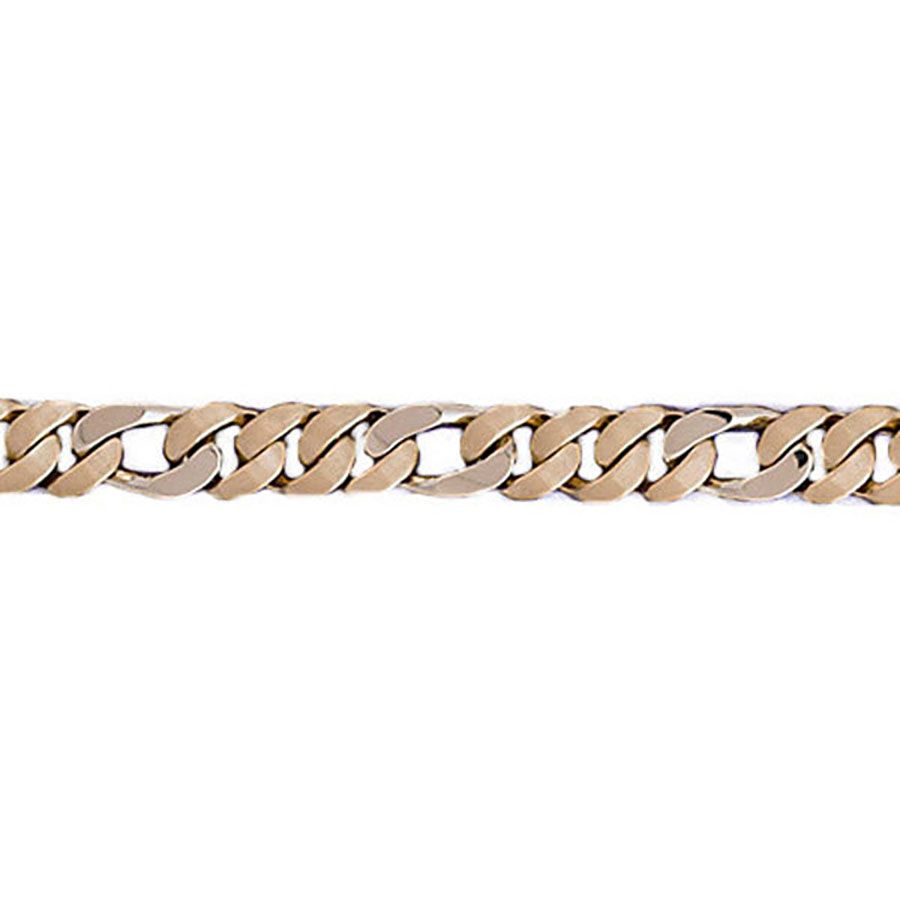 Dazzlers 14k Gold Two Tone Link Bracelet, MPN: DZ-12625