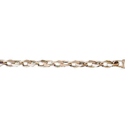 Dazzlers 14k Yellow Gold Link Bracelet, MPN: DZ-12531