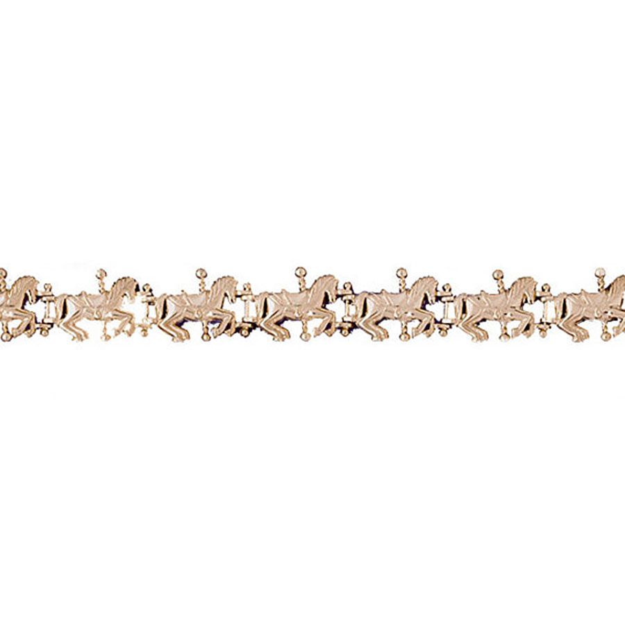 Dazzlers 14k Yellow Gold Horse Bracelet, MPN: DZ-11909