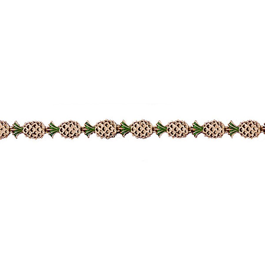 Dazzlers 14k Yellow Gold Pineapple Bracelet, MPN: DZ-11980