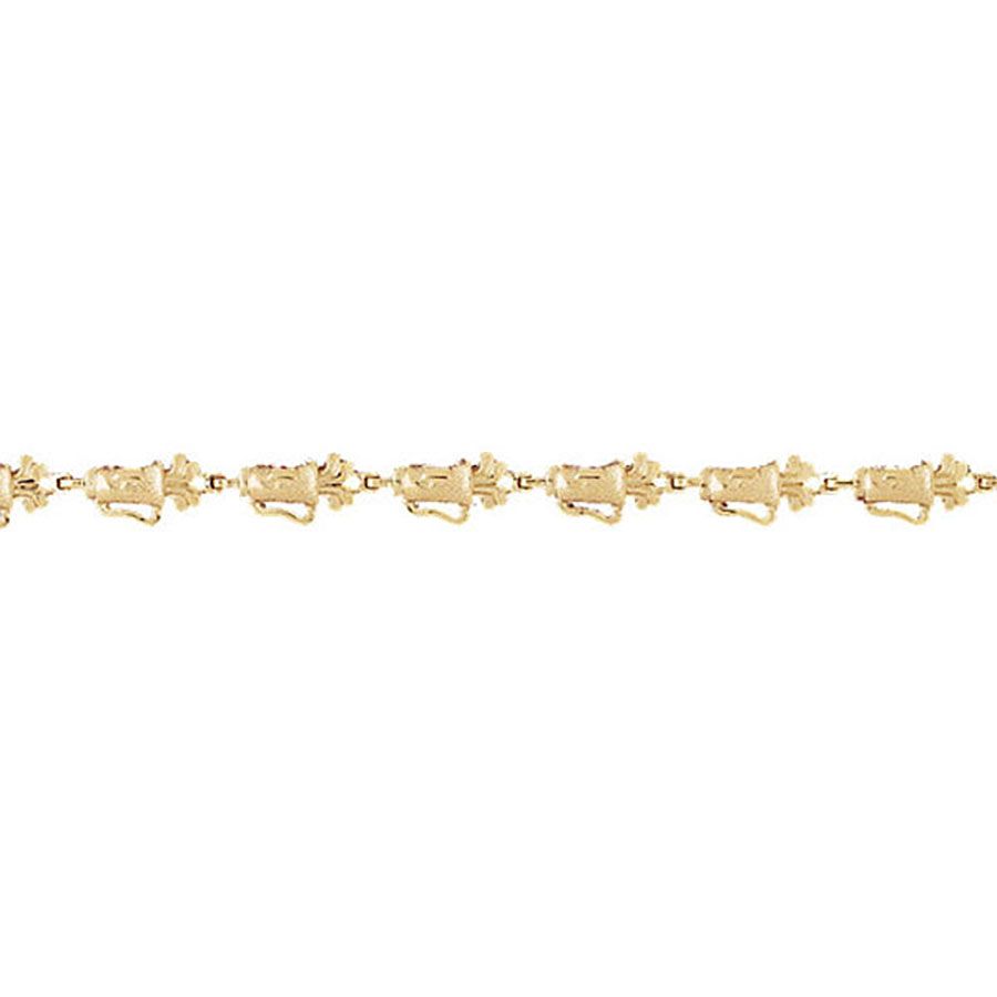 Dazzlers 14k Yellow Gold Butterfly Bracelet, MPN: DZ-11991