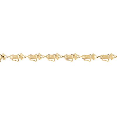 Dazzlers 14k Yellow Gold Butterfly Bracelet, MPN: DZ-11991