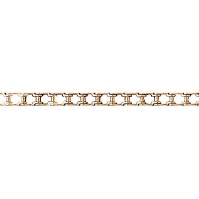 Dazzlers 14k Yellow Gold Bicycle Chain Link Bracelet, MPN: DZ-12569