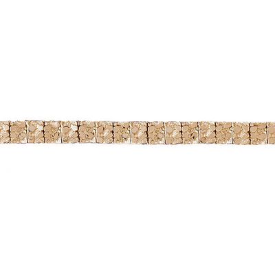 Dazzlers 14k Yellow Gold Nugget Bracelet with A Safety Clasp, MPN: DZ-12283