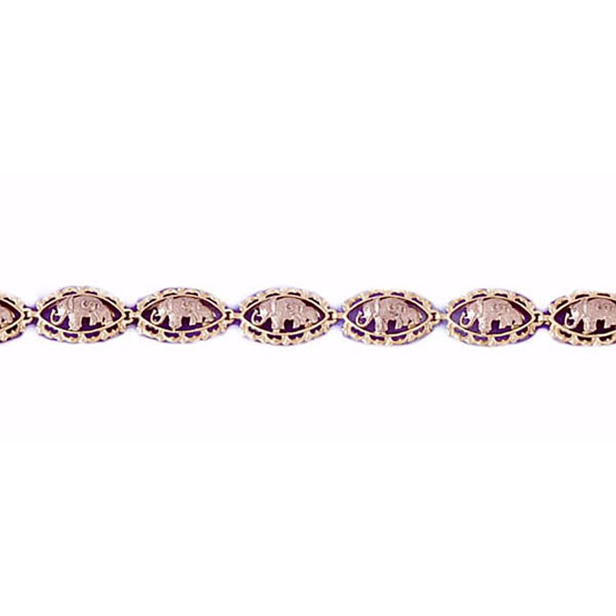 Dazzlers 14k Yellow Gold Elephant Bracelet, MPN: DZ-11939