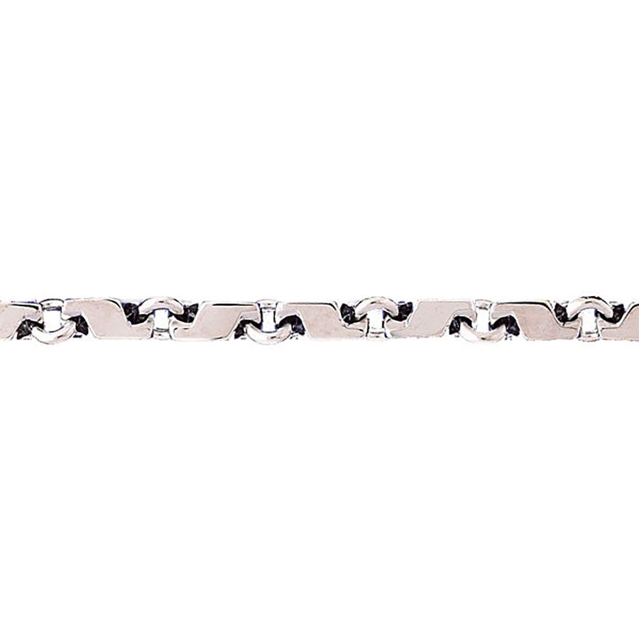 Dazzlers 14k White Gold Link Bracelet, MPN: DZ-12672