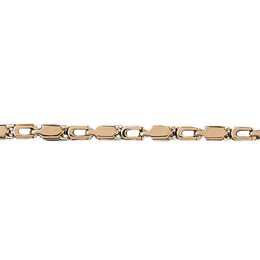 Dazzlers 14k Yellow Gold Link Bracelet, MPN: DZ-12543