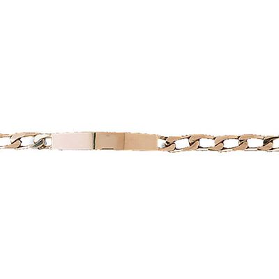 Dazzlers 14k Yellow Gold Id Link Bracelet, MPN: DZ-12334