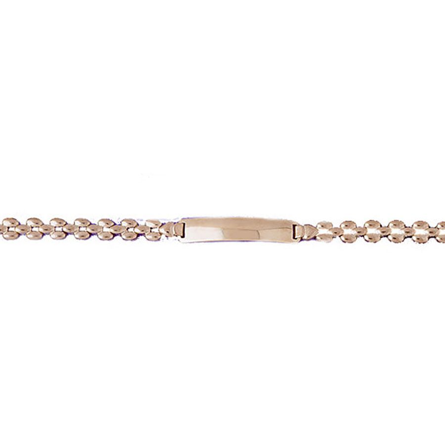 Dazzlers 14k Yellow Gold Heart Id Bracelet, MPN: DZ-11970
