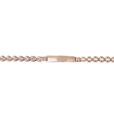 Dazzlers 14k Yellow Gold Heart Id Bracelet, MPN: DZ-11970