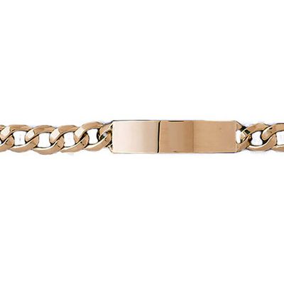 Dazzlers 14k Yellow Gold Id Link Bracelet, MPN: DZ-12364