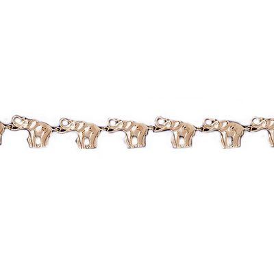 Dazzlers 14k Yellow Gold Elephant Bracelet, MPN: DZ-11883
