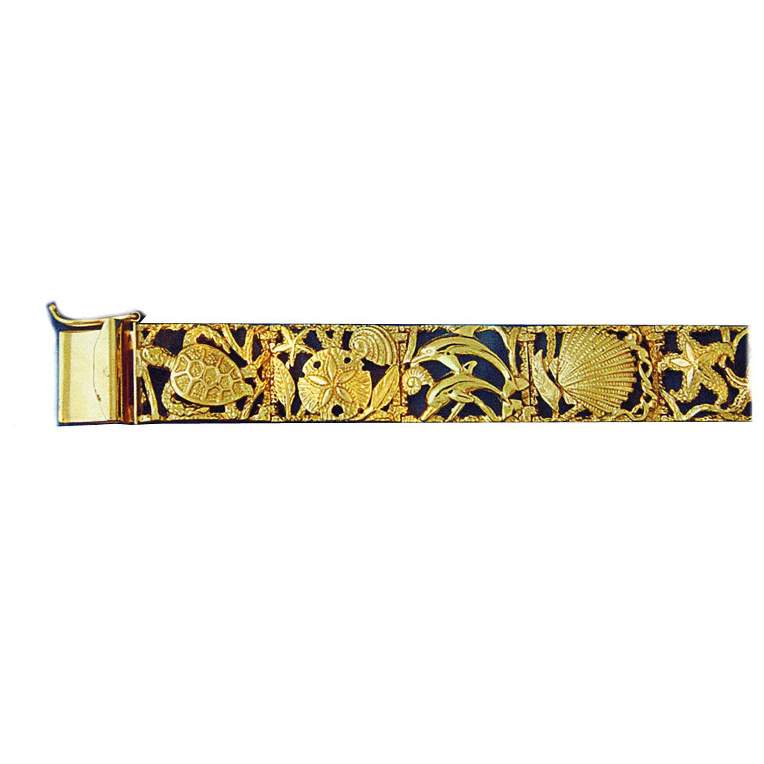 Dazzlers 14k Yellow Gold Sea Life Bracelet with Safety Clasp, MPN: DZ-11709